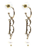 TE9518 Assorted 16 Piece Victorian Initial Dangle Earring Pack - MiMi Wholesale