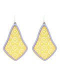 TE9576 Pointed Teardrop Cutout Earrings - MiMi Wholesale