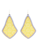 TE9576 Pointed Teardrop Cutout Earrings - MiMi Wholesale