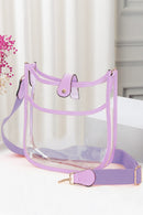TG10171 Game Day Clear Crossbody Bag - MiMi Wholesale