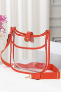 TG10171 Game Day Clear Crossbody Bag - MiMi Wholesale