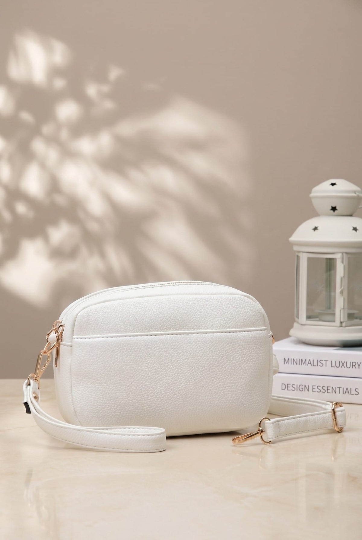 TG10281 Grace Front Pocket Double Zipper Crossbody Bag - MiMi Wholesale