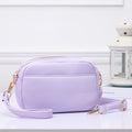 TG10281 Grace Front Pocket Double Zipper Crossbody Bag - MiMi Wholesale