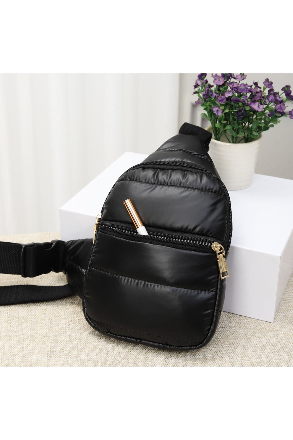 TG10289 Nora Puffer Sling Bag - MiMi Wholesale