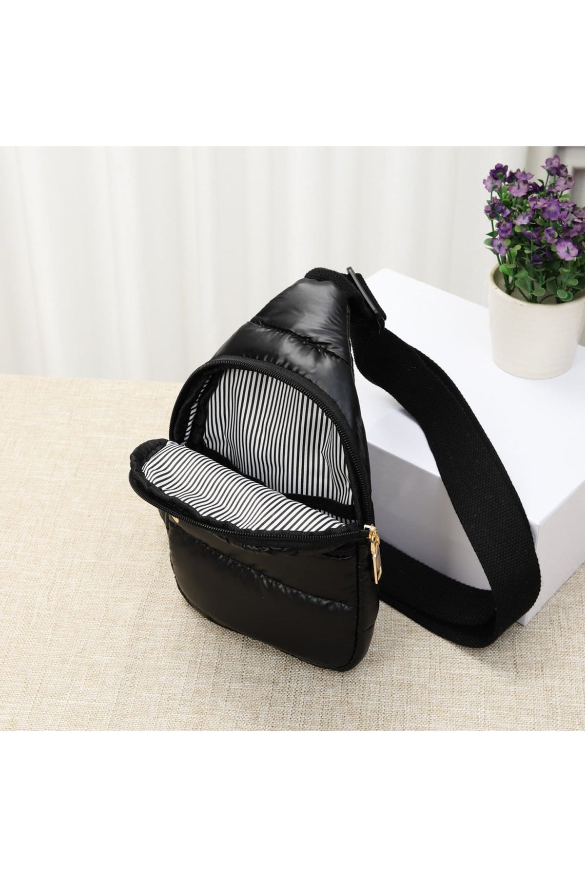 TG10289 Nora Puffer Sling Bag - MiMi Wholesale