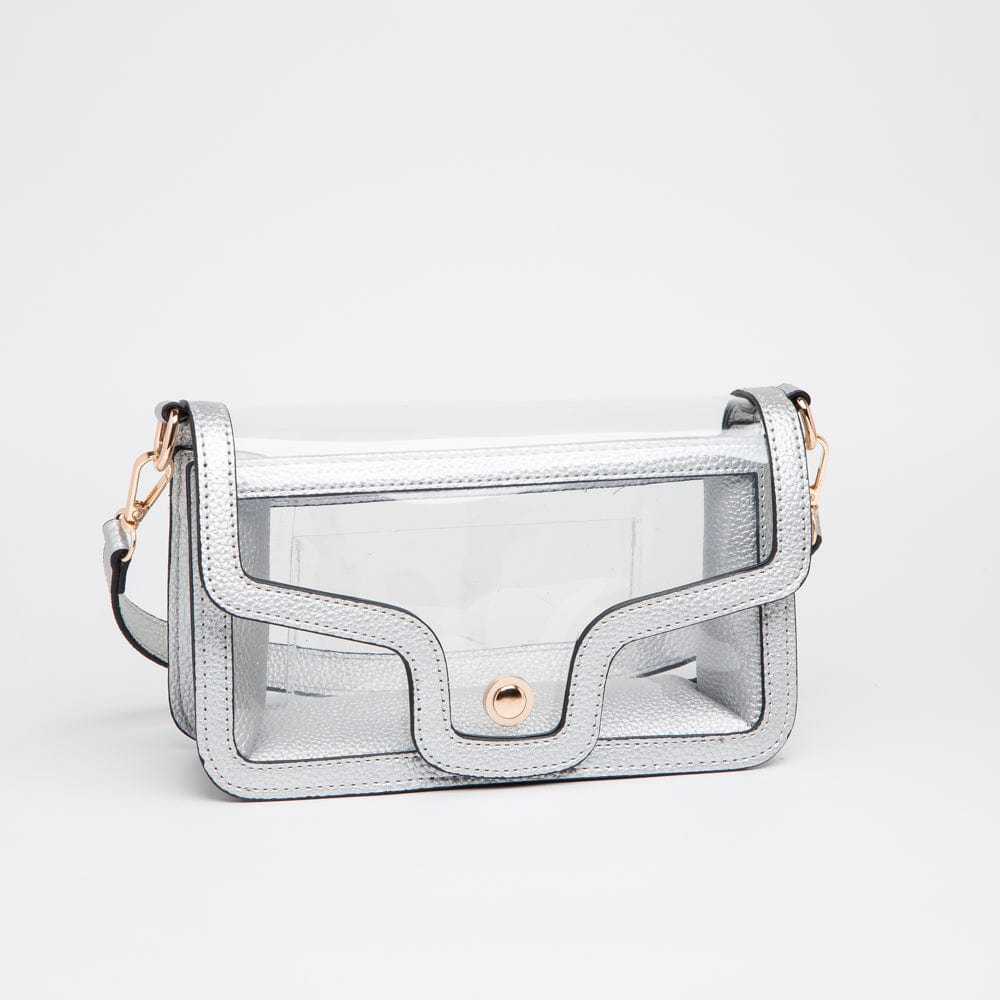 TG10551 Nina Clear/Gameday Shoulder Bag - MiMi Wholesale