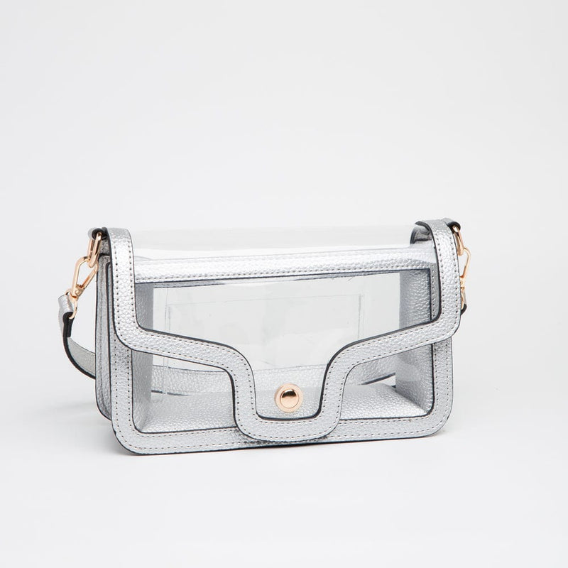 TG10551 Nina Clear/Gameday Shoulder Bag - MiMi Wholesale