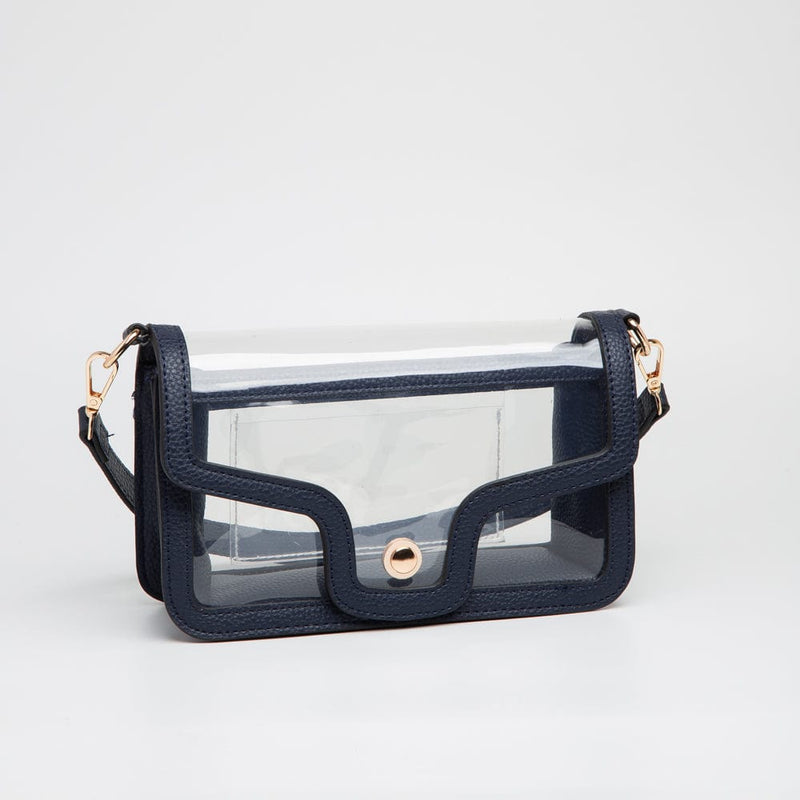 TG10551 Nina Clear/Gameday Shoulder Bag - MiMi Wholesale