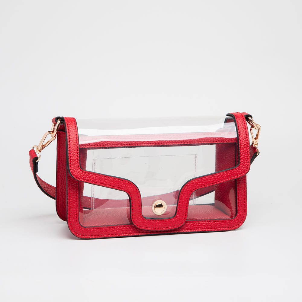 TG10551 Nina Clear/Gameday Shoulder Bag - MiMi Wholesale