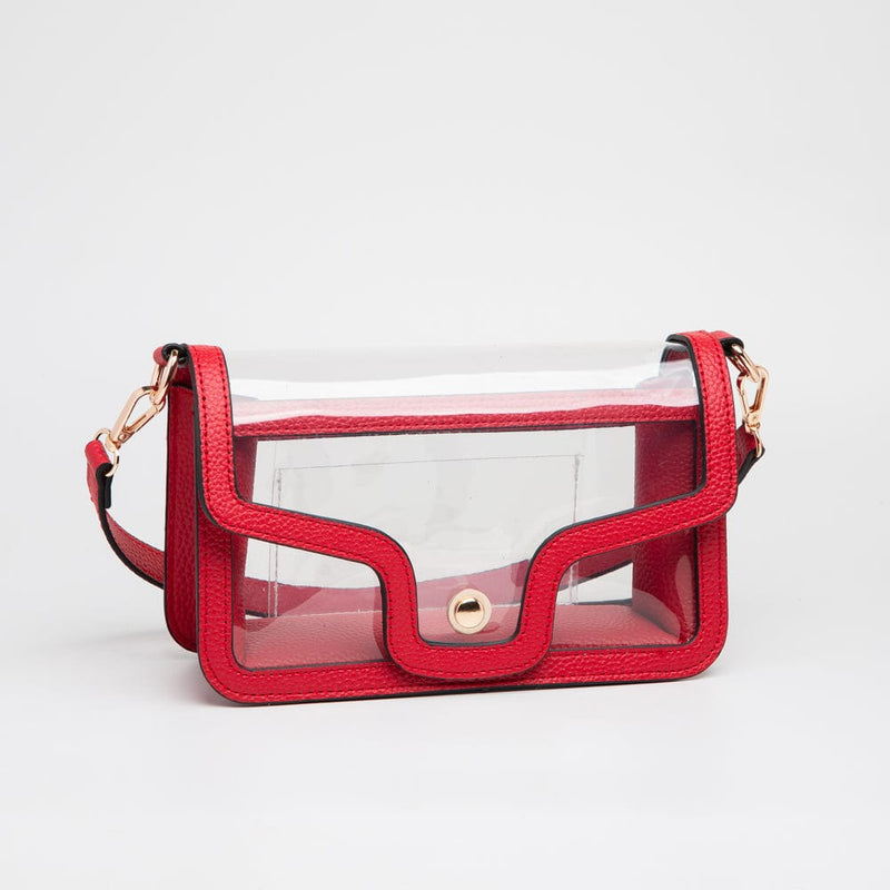 TG10551 Nina Clear/Gameday Shoulder Bag - MiMi Wholesale