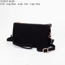TG10573 Stacey Faux Suede 3 compartments Crossbody Bag - MiMi Wholesale