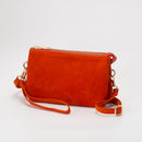 TG10573 Stacey Faux Suede 3 compartments Crossbody Bag - MiMi Wholesale
