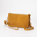 TG10573 Stacey Faux Suede 3 compartments Crossbody Bag - MiMi Wholesale