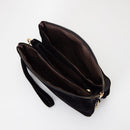 TG10573 Stacey Faux Suede 3 compartments Crossbody Bag - MiMi Wholesale
