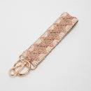 TG10586 Wave Pattern Straw Wristband/Key Chain - MiMi Wholesale