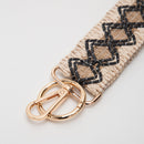 TG10586 Wave Pattern Straw Wristband/Key Chain - MiMi Wholesale