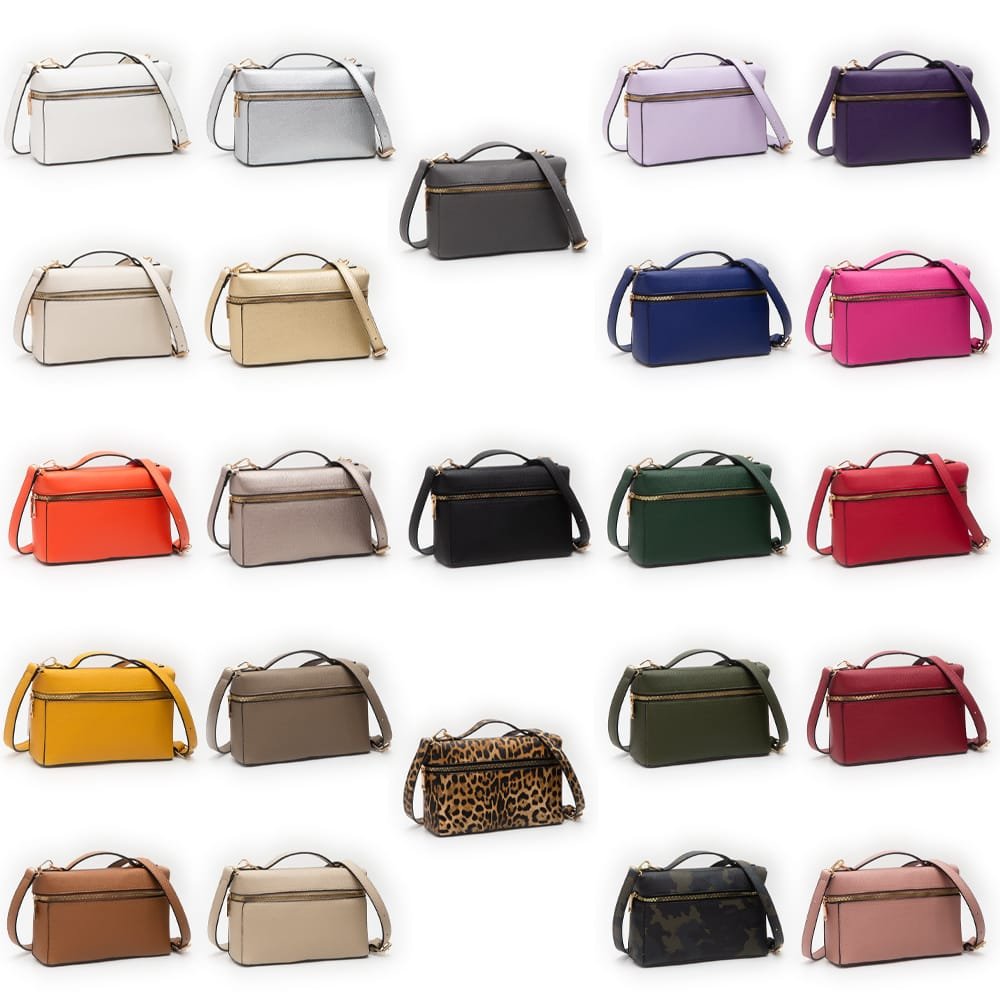 TG10599 Emma Top Handle Crossbody Bag - MiMi Wholesale