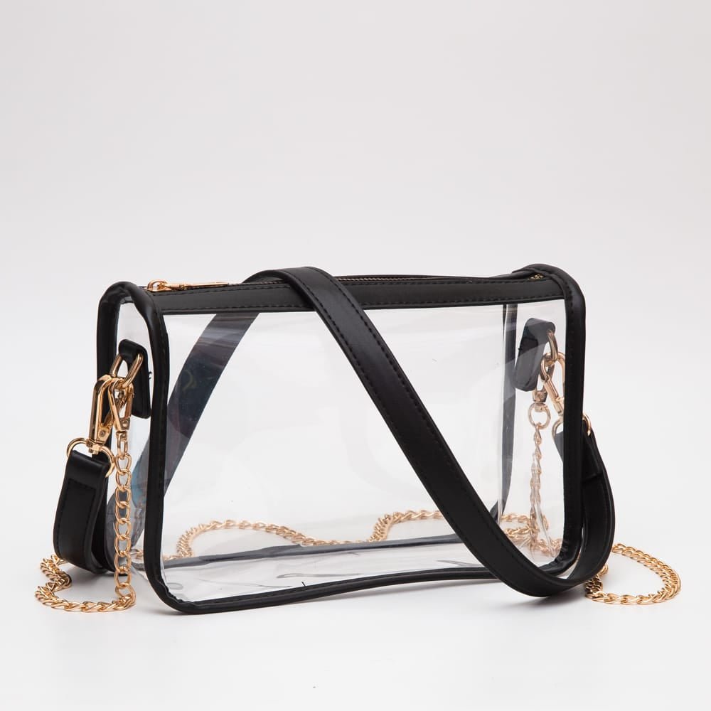 TG10614 Sophia Clear Gameday Crossbody Bag - MiMi Wholesale