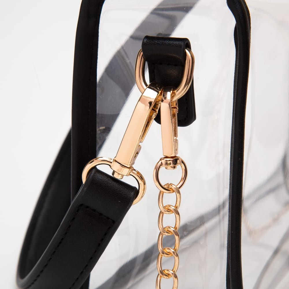 TG10614 Sophia Clear Gameday Crossbody Bag - MiMi Wholesale