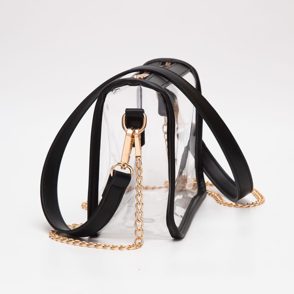 TG10614 Sophia Clear Gameday Crossbody Bag - MiMi Wholesale