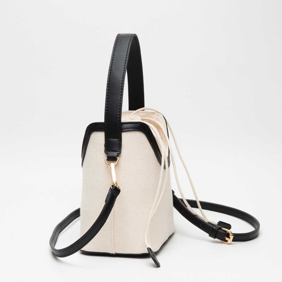 TG10623 Kiersten Canvas Drawstring Satchel Bag - MiMi Wholesale