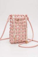 TG10626 Cara Mini Woven Drawstring Crossbody Bag - MiMi Wholesale