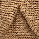 TG10636 Bila Hinge Straw Clutch Bag - MiMi Wholesale