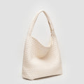 TG10640 Tiara Woven Hobo Tote Bag With Pouch - MiMi Wholesale