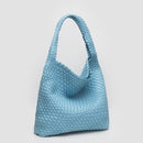 TG10640 Tiara Woven Hobo Tote Bag With Pouch - MiMi Wholesale