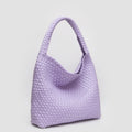 TG10640 Tiara Woven Hobo Tote Bag With Pouch - MiMi Wholesale