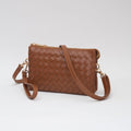 TG10647 Kate Woven Three Compartment Crossbody Wristlet Bag - MiMi Wholesale