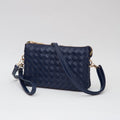 TG10647 Kate Woven Three Compartment Crossbody Wristlet Bag - MiMi Wholesale