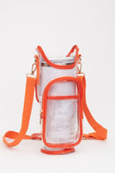 TG10651 Clear Gameday/Stadium Tumbler Holder Crossbody - MiMi Wholesale