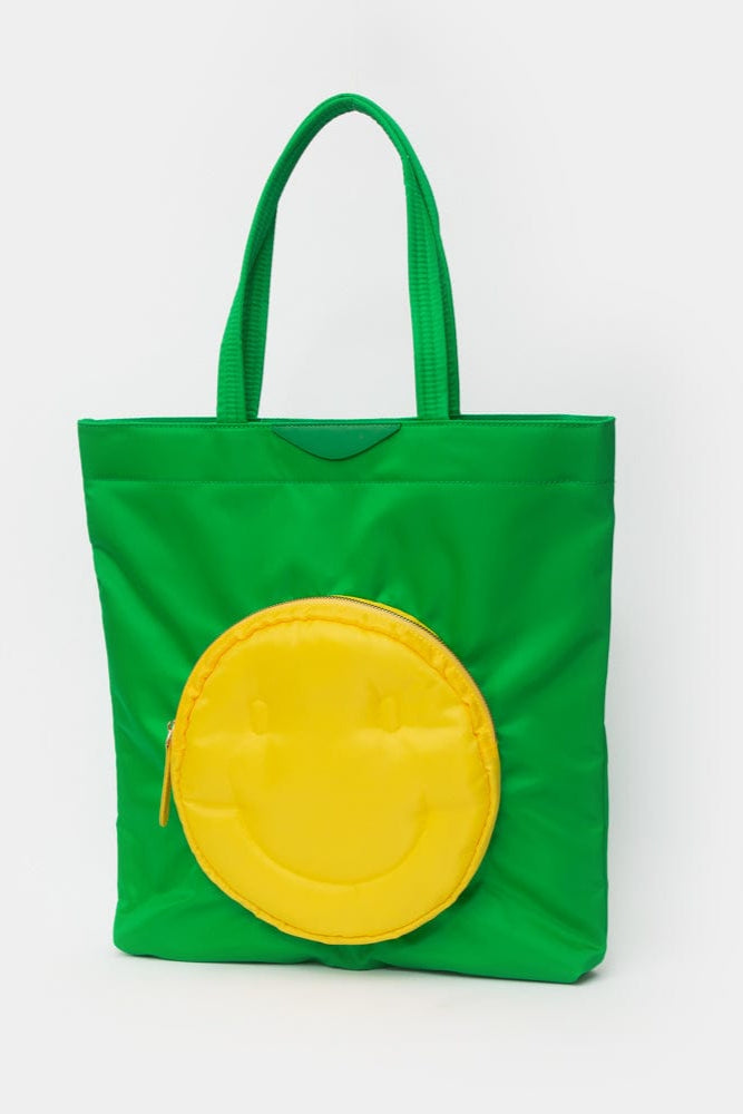 TG10662 Smiley Pocket Tote Bag - MiMi Wholesale