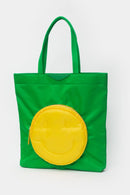 TG10662 Smiley Pocket Tote Bag - MiMi Wholesale