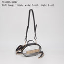 TG10695 Clear Gameday Football Stitch Detail Crossbody Bag - MiMi Wholesale