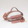 TG10695 Clear Gameday Football Stitch Detail Crossbody Bag - MiMi Wholesale