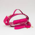 TG10695 Clear Gameday Football Stitch Detail Crossbody Bag - MiMi Wholesale