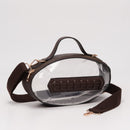 TG10695 Clear Gameday Football Stitch Detail Crossbody Bag - MiMi Wholesale