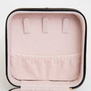 TG10699 Rhinestone Zip Around Square Jewelry Box - MiMi Wholesale