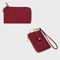 TG10717 Woven Slim Cardholder Wallet With Wristlet - MiMi Wholesale