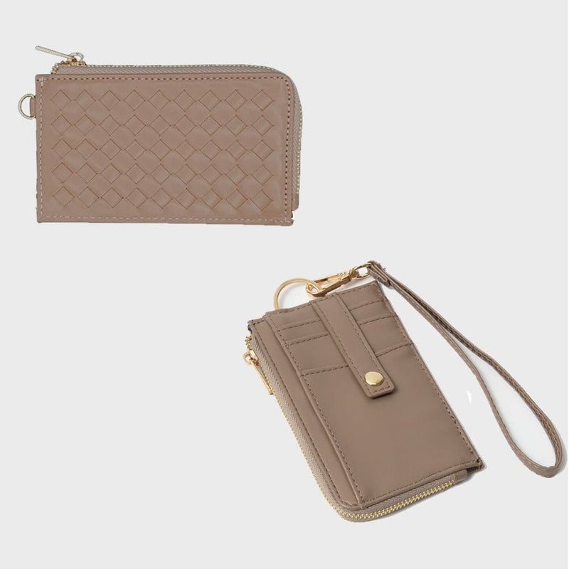 TG10717 Woven Slim Cardholder Wallet With Wristlet - MiMi Wholesale