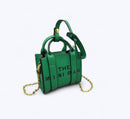 TG10727 The Mini Tote Bag/Crossbody With Chain Strap - MiMi Wholesale