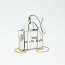 TG10727 The Mini Tote Bag/Crossbody With Chain Strap - MiMi Wholesale