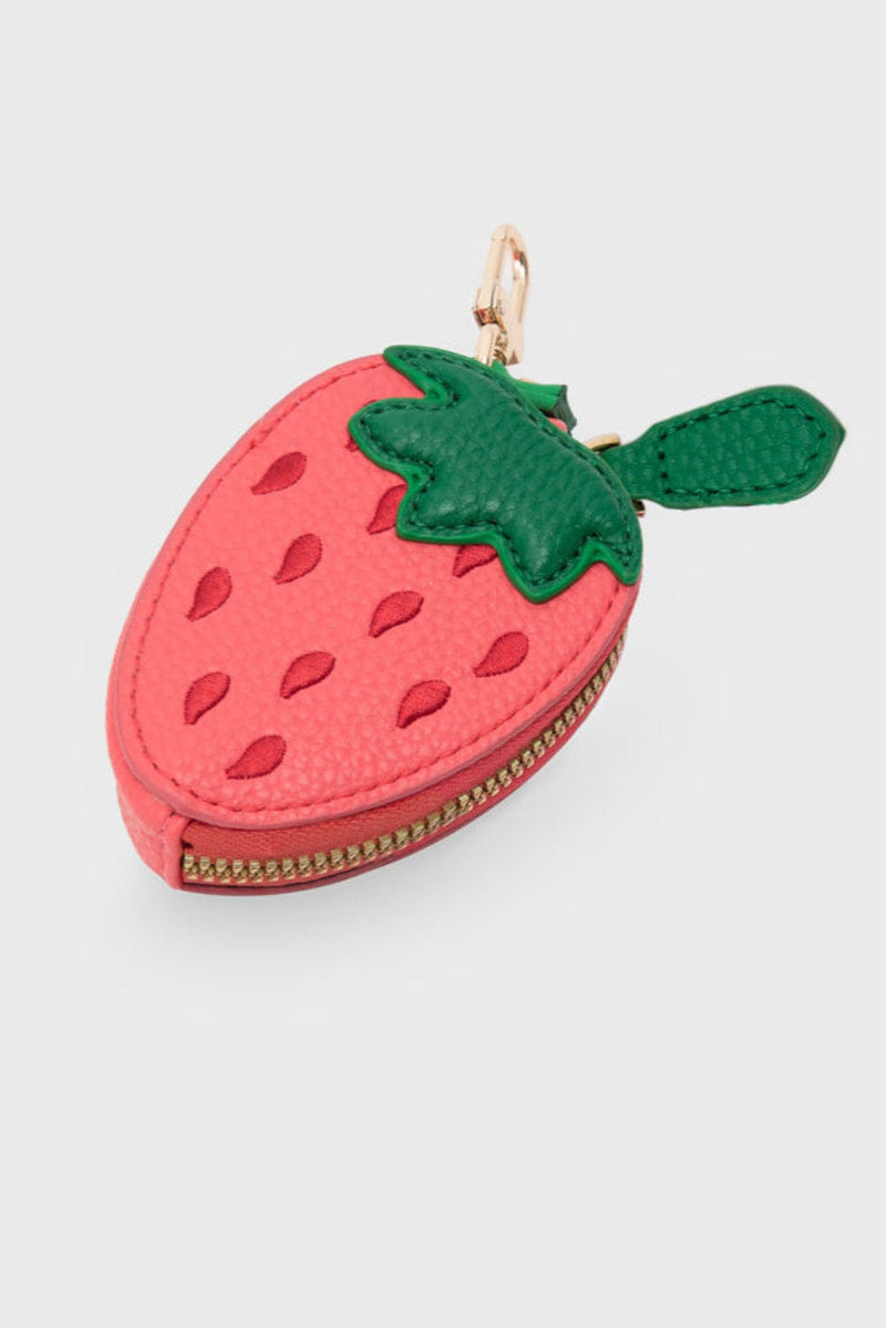 TG10746 Zip Strawberry Keychain/Bag Charm - MiMi Wholesale