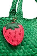 TG10746 Zip Strawberry Keychain/Bag Charm - MiMi Wholesale