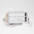 TG10753 Checker Clear Crossbody Bag - MiMi Wholesale