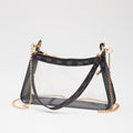 TG10754 Checker Clear Bag With Chain Strap - MiMi Wholesale