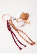 TG10759 Baseball Keychain/Bag Charm - MiMi Wholesale