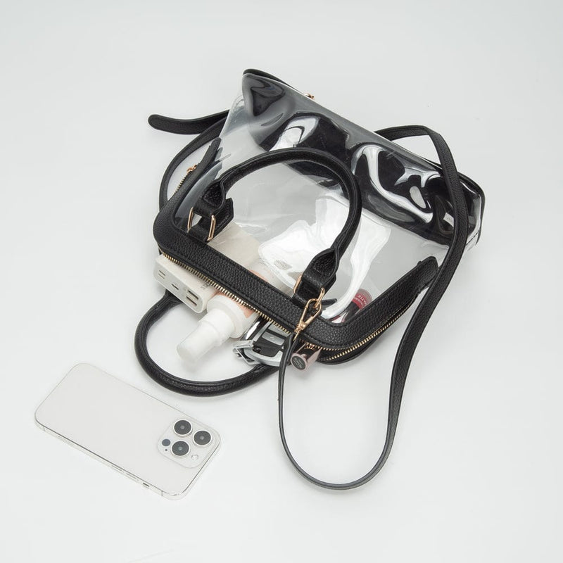 TG10773 Analise Clear Satchel/Crossbody Bag - MiMi Wholesale